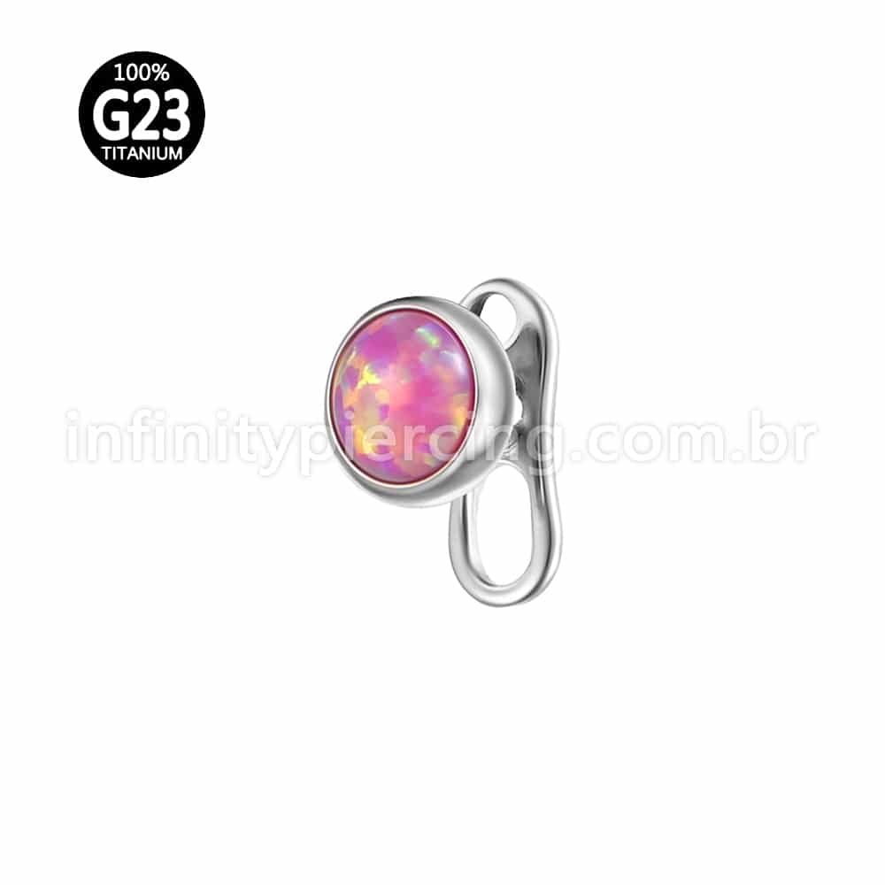 Piercing Microdermal Titânio Opala