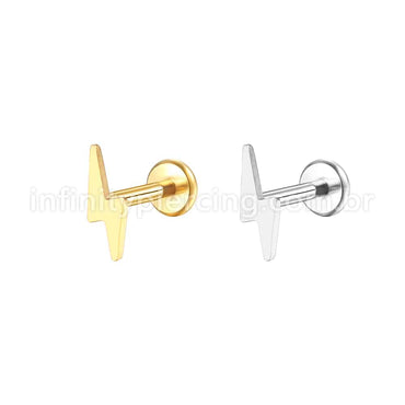 Piercing Labret Aço Cirúrgico Raio