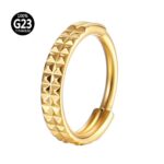 Piercing Argola Titânio Segmento Articulado Detalhado