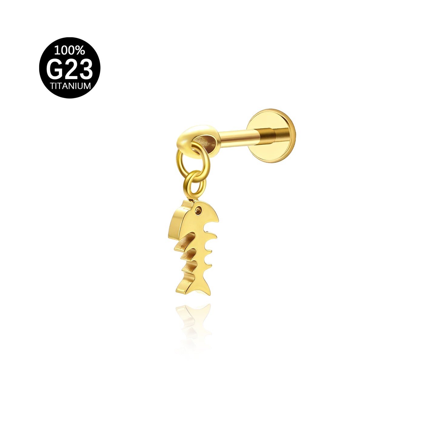 Piercing Helix em Titânio G23 com Acabamento Premium e Estilo Único
