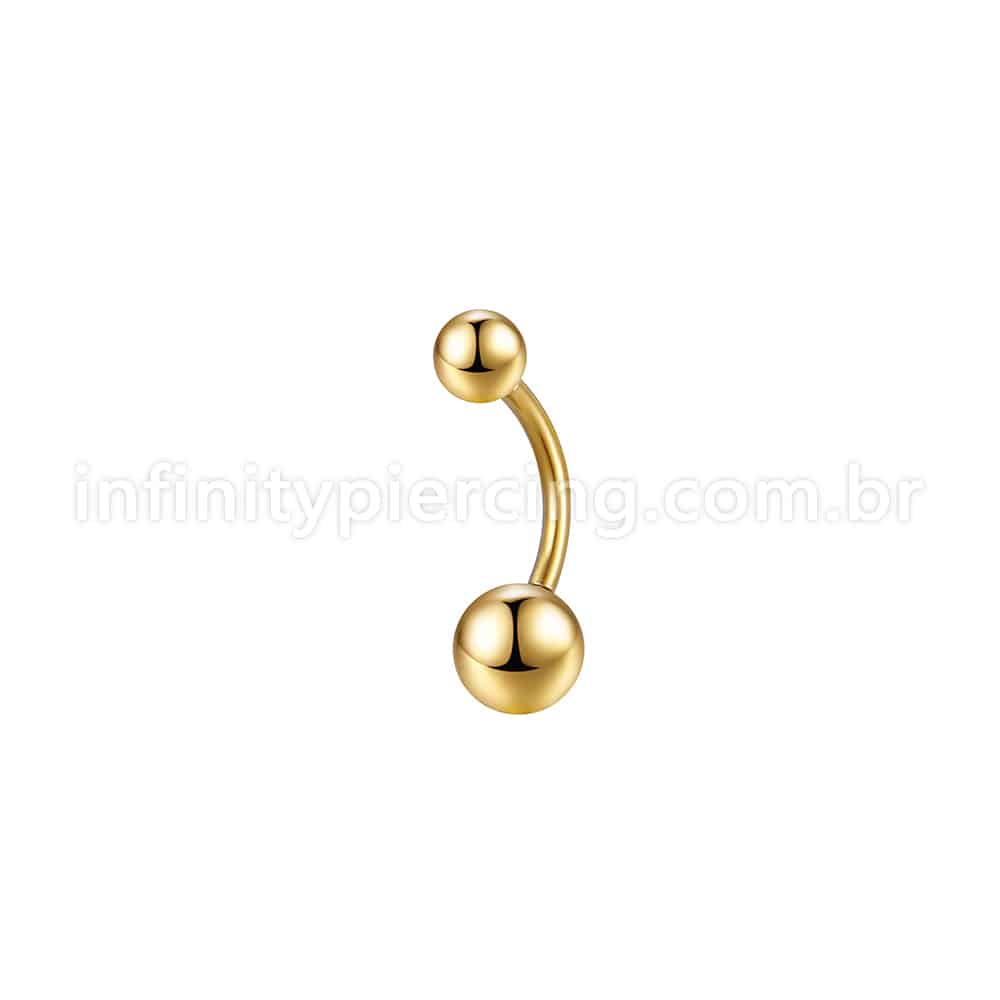 Piercing Banana Aço Cirúrgico Liso