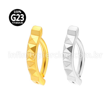 Piercing Argola Para Umbigo Titânio Detalhes