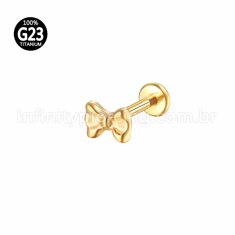 Piercing Labret Titânio Laço