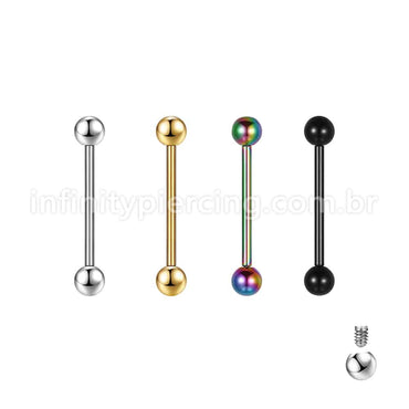 Piercing Barbell Aço Cirúrgico 316L