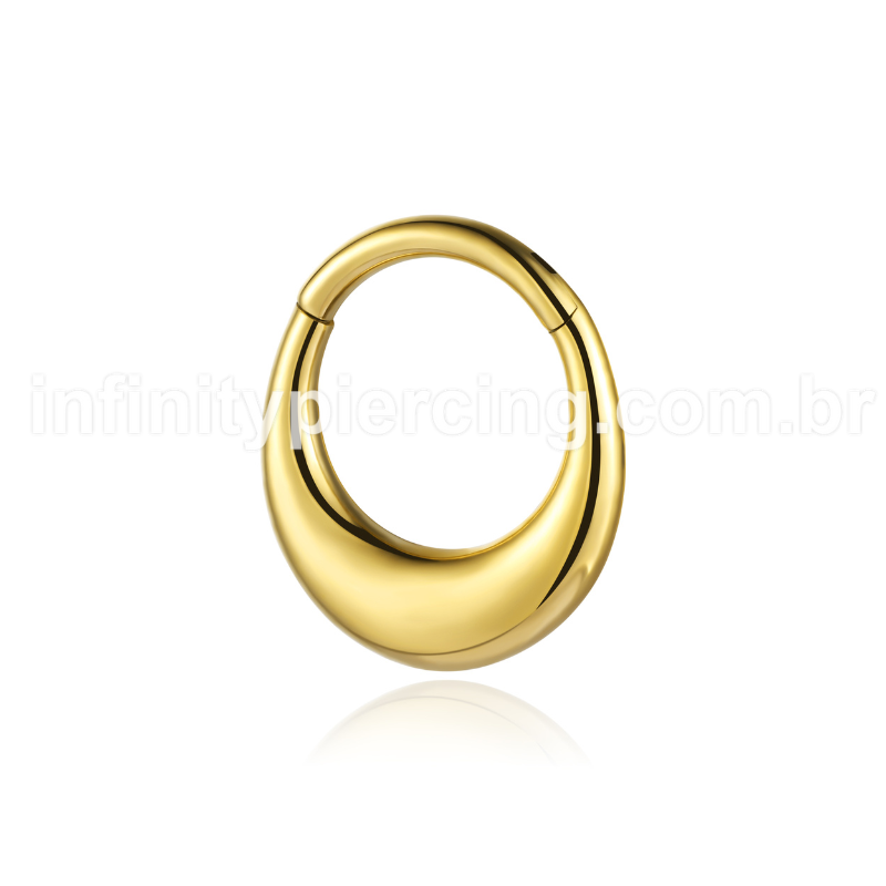Piercing Argola Aço Cirúrgico Lisa