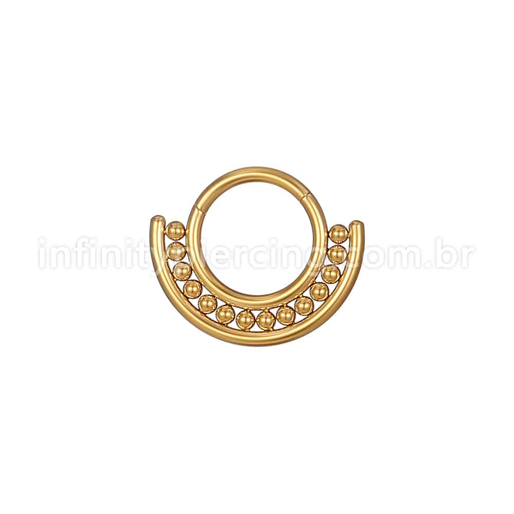 Piercing Argola Aço Cirúrgico Detalhada