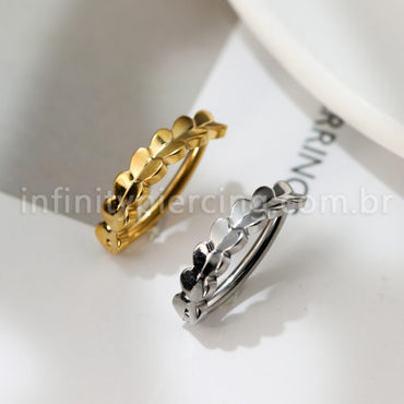 Piercing Argola Para Umbigo Aço Cirúgico Corações