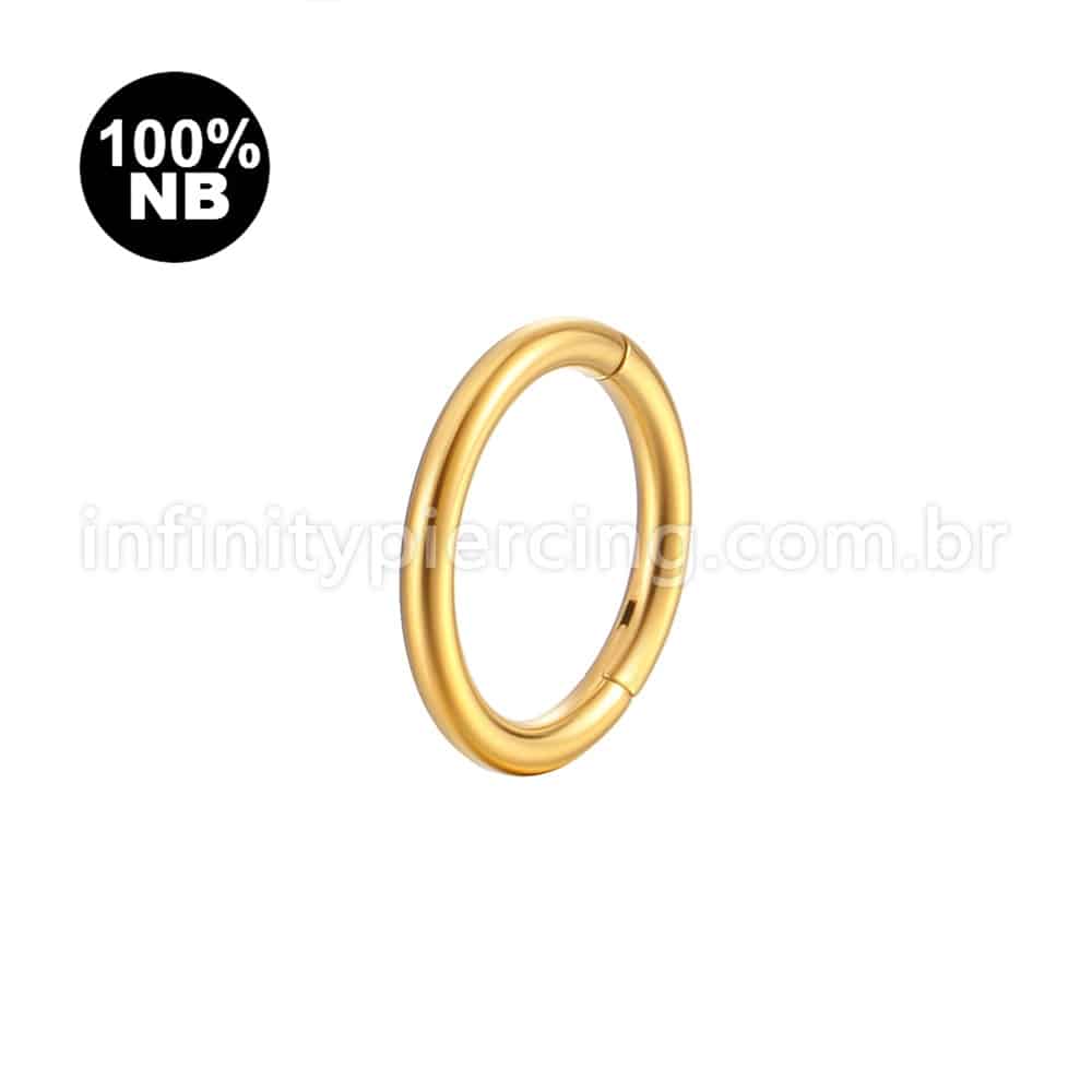 Piercing Argola Segmento Articulado Nióbio