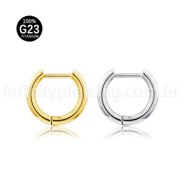 Piercing Argola Titânio Lisa