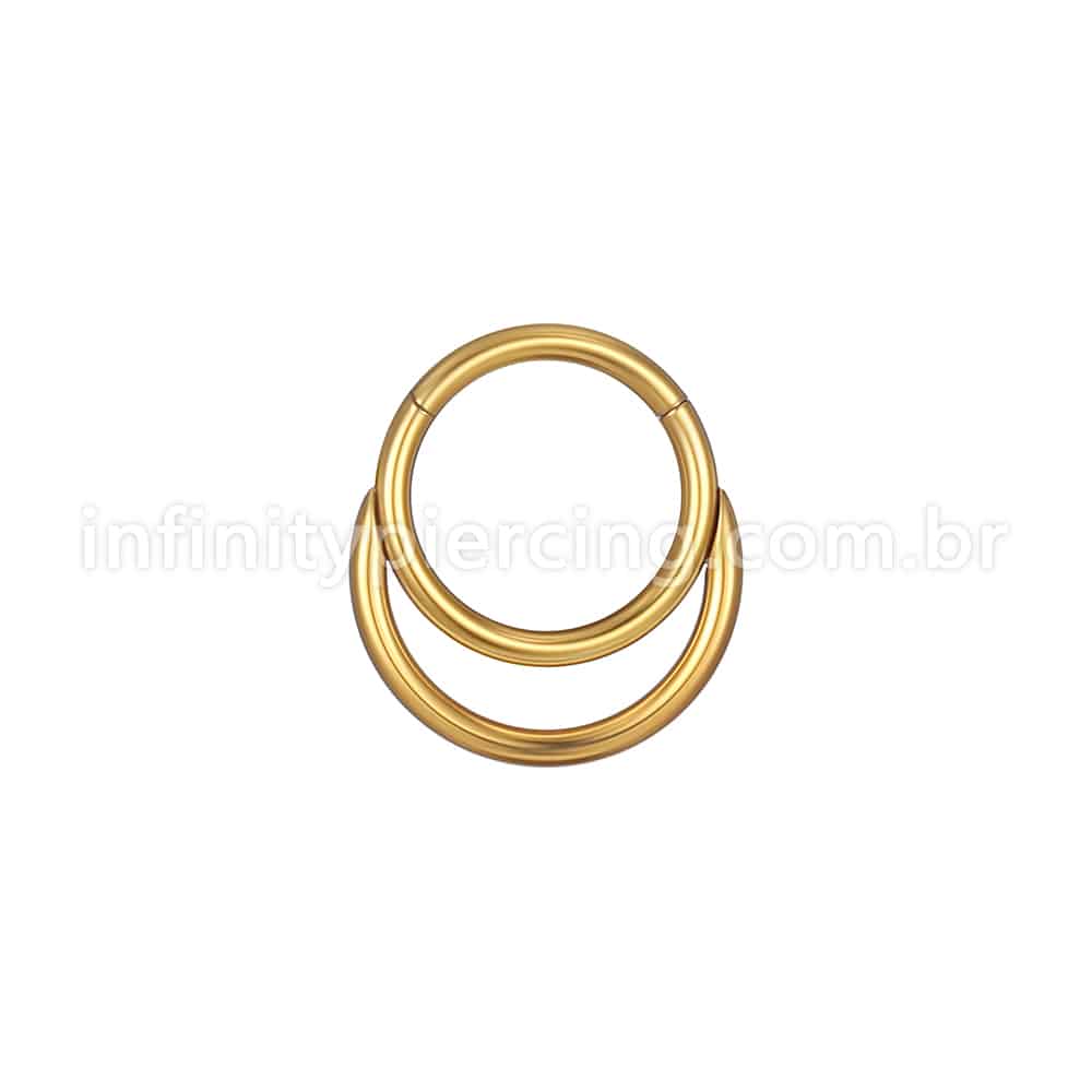 Piercing Argola Segmento Articulado Duplo