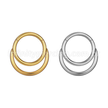 Piercing Argola Segmento Articulado Duplo