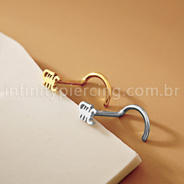 Piercing Nostril Aço Cirúrgico Escopião
