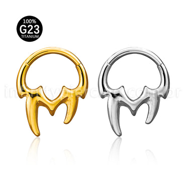 Piercing Argola Titânio Segmento Articulado Presas
