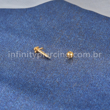 Piercing Minibarbell Aço Cirúrgico Raio