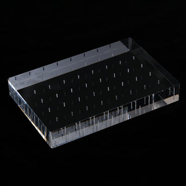 Expositor Acrílico Para Topo De Piercing P/ 40 Peças 18X12X2,5 CM (cópia)