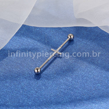 Piercing Transversal Rosca Interna Titânio Zircônia