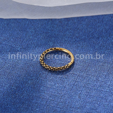 Piercing Argola Aço Cirúrgico Detalhado