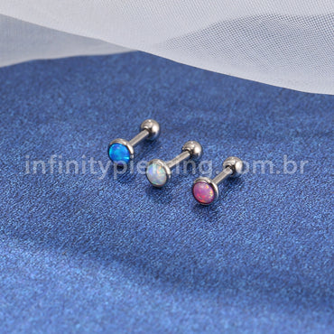Piercing Microbell Titânio Opala