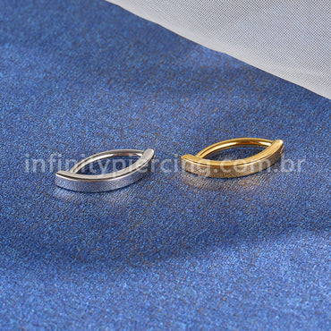 Piercing Argola Para Umbigo Titânio Lisa