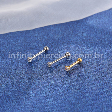 Piercing Microbell Australiano Titânio Zircônia