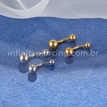 Piercing Banana Aço Cirúrgico Liso