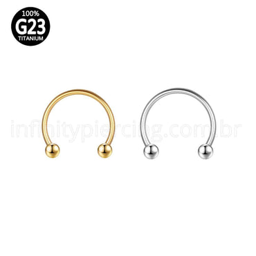 Piercing Ferradura Titânio