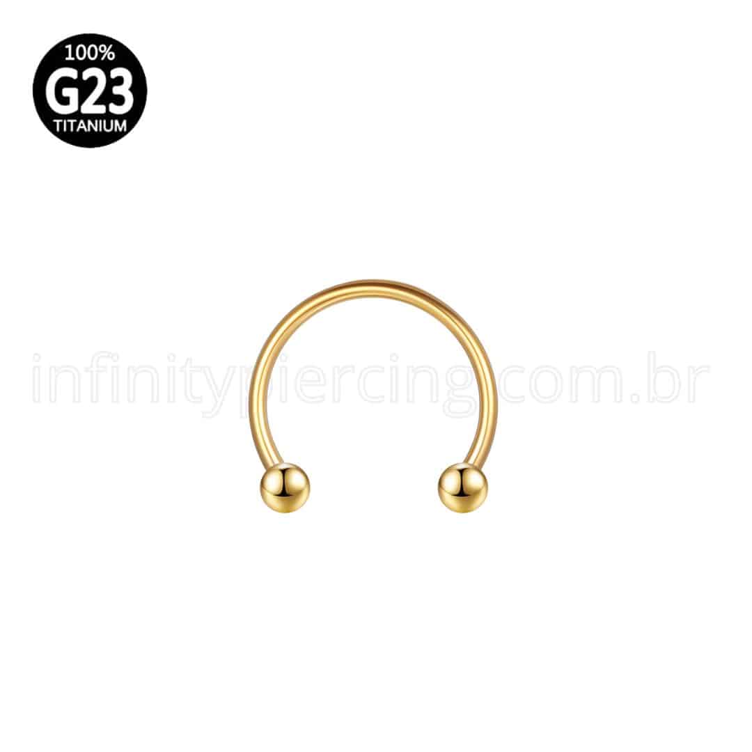 Piercing Ferradura Titânio