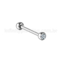 Piercing Mini Barbell Aço Cirúrgico