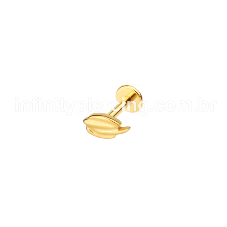 Piercing Labret Titânio Liso