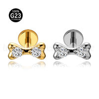 Piercing Labret Titânio Laço