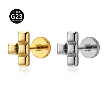 Piercing Labret Titânio Peça De Montar Tetris