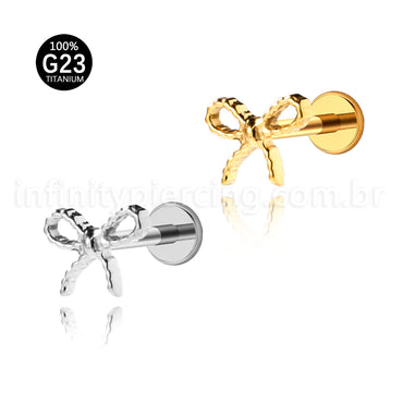 Piercing Labret Titânio Laço