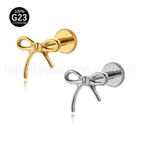Piercing Labret Titânio Laço