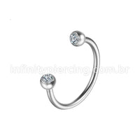 Piercing Ferradura Aço Cirúrgico
