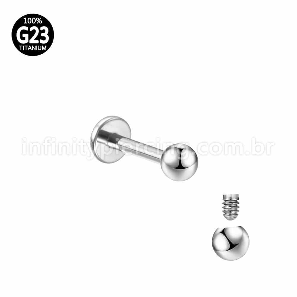 Piercing Labret Titânio