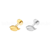 Piercing Labret Titânio Liso