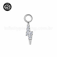Pingente Para Piercing Titânio
