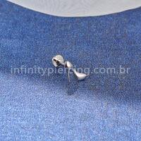 Piercing Labret Titânio Sapatinho