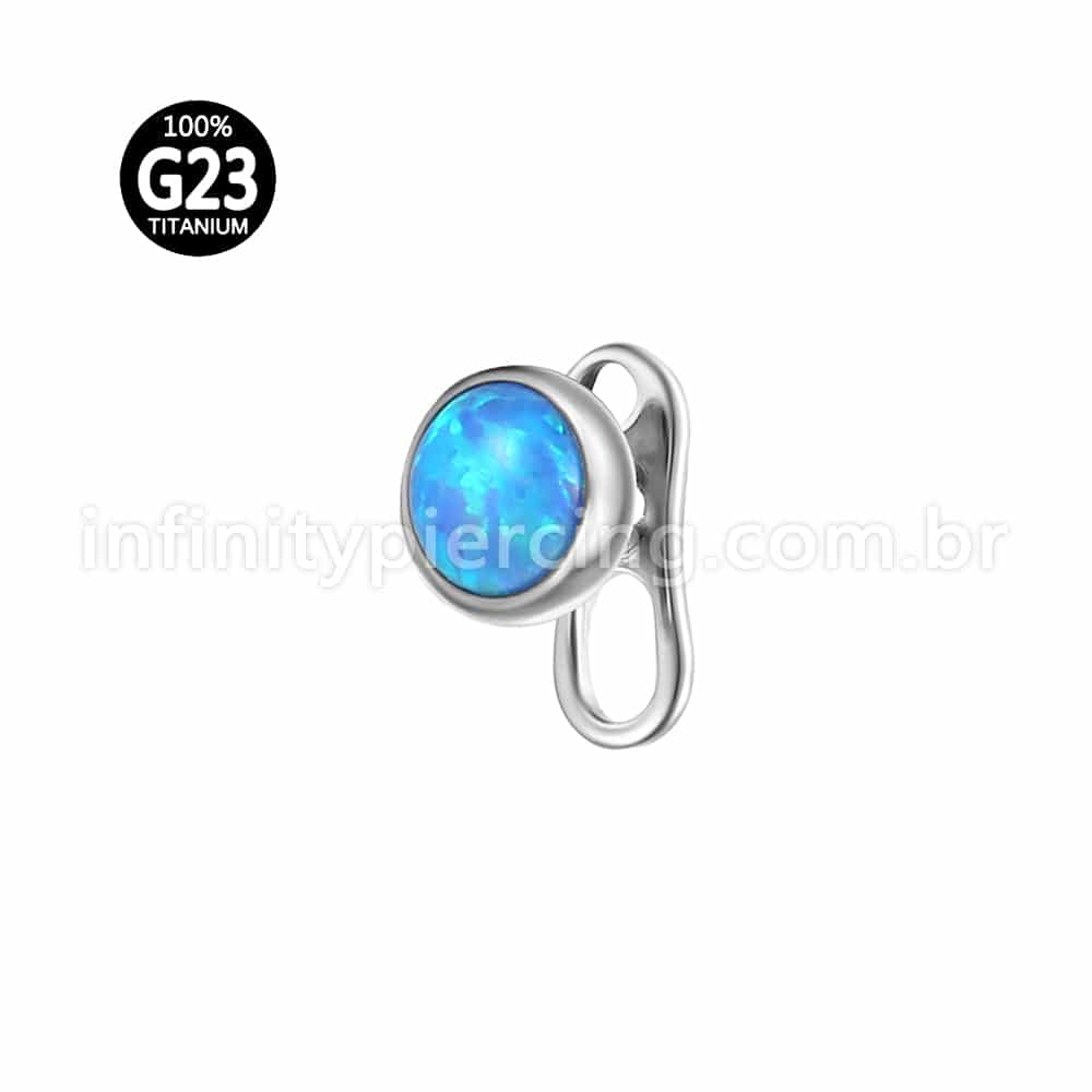 Piercing Microdermal Titânio Opala