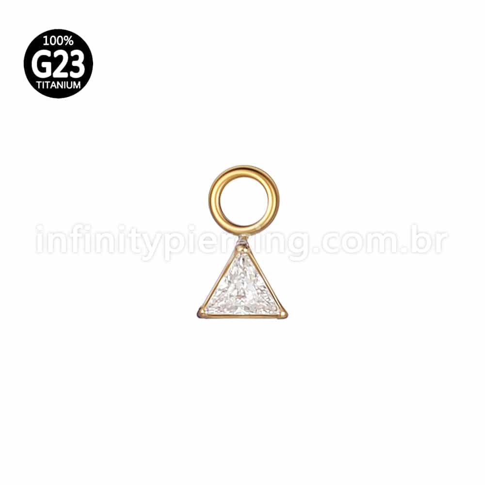Pingente Para Piercing Titânio