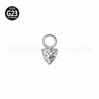 Pingente Para Piercing Titânio