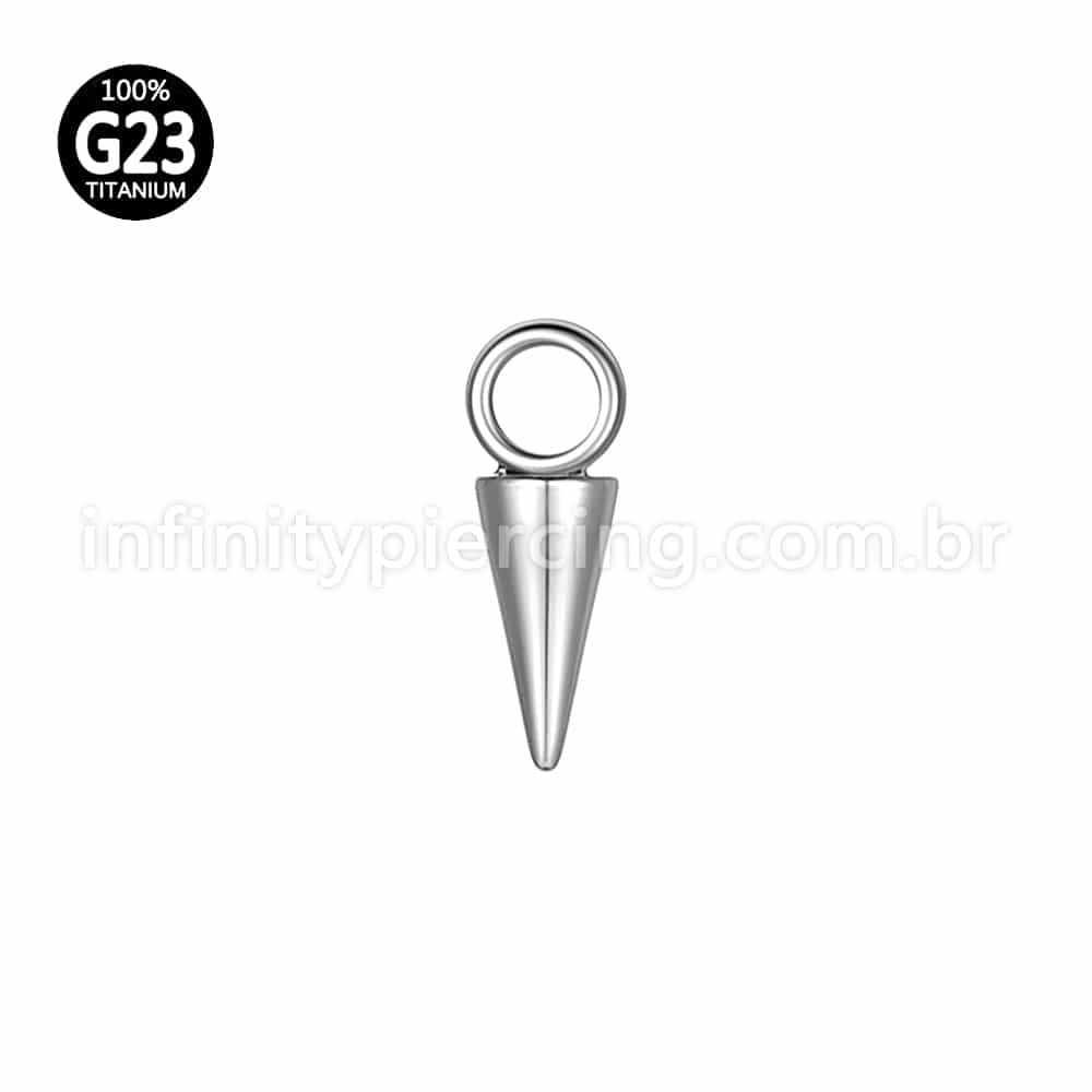 Pingente Para Piercing Titânio