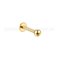 Piercing Labret Aço Cirúrgico 316 L