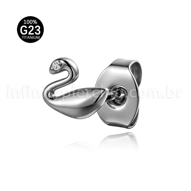 Brinco Titânio Cisne