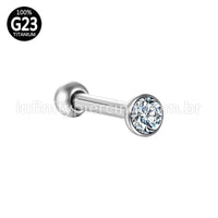 Piercing Microbell Australiano Titânio Zircônia