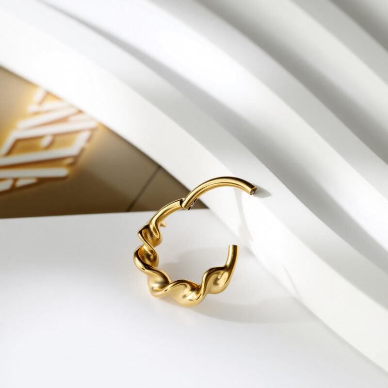 Piercing Argola Titânio Torcida