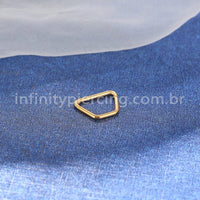 Piercing Argola Trapézio Titânio