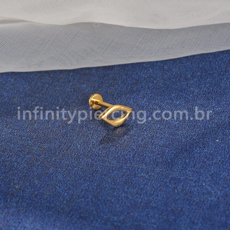 Piercing Labret Aço Cirúrgico Boca