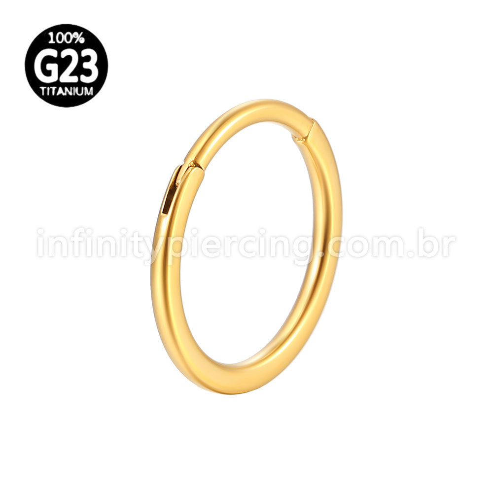 Piercing Argola Titânio Lisa