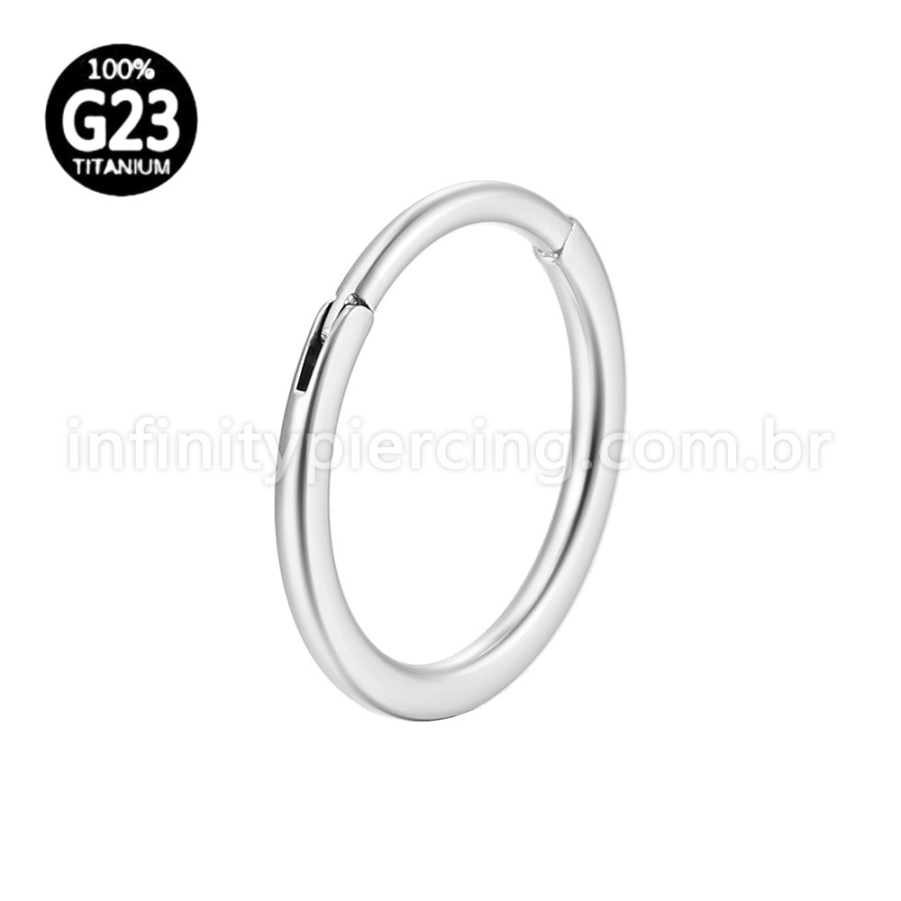 Piercing Argola Titânio Lisa